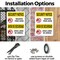 Signmission Weapon Free Zone Bilingual OSHA Security Notice Sign, Plastic, 10in W x 14in L, 2PK OS-2PACK-SN-P-1014-L-11684 - alternate 6